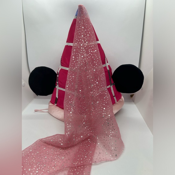 Disney Parks Princess Minnie Mouse Youth Hat with Ears & Veil - Picture 2 of 6